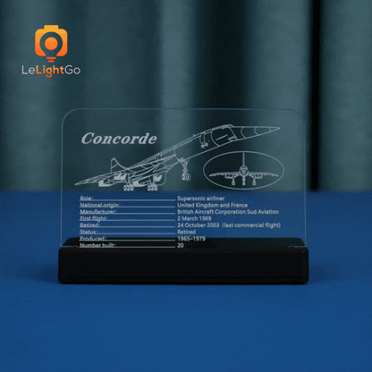 LED Nameplate for Concorde 10318