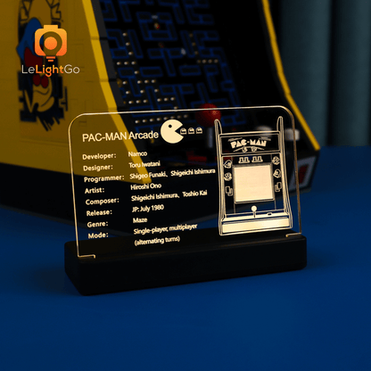LED Nameplate for PAC-MAN Arcade 10323