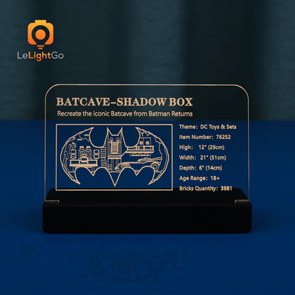 LED Nameplate for Batcave –  Shadow Box 76252