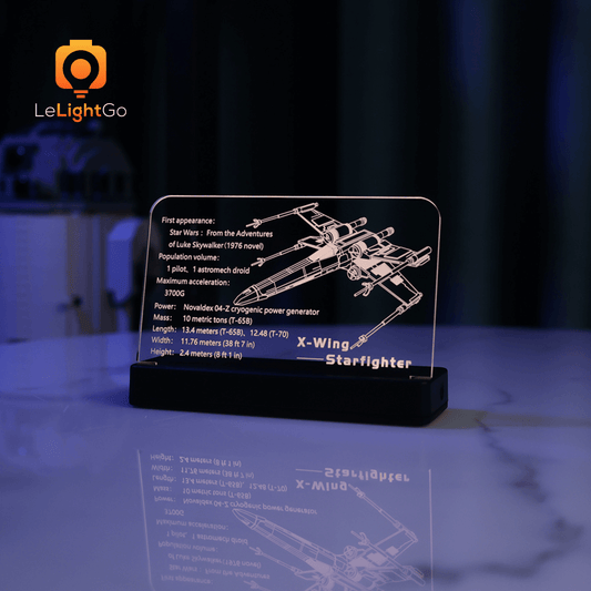 LED Nameplate for X-Wing Starfighter 75355