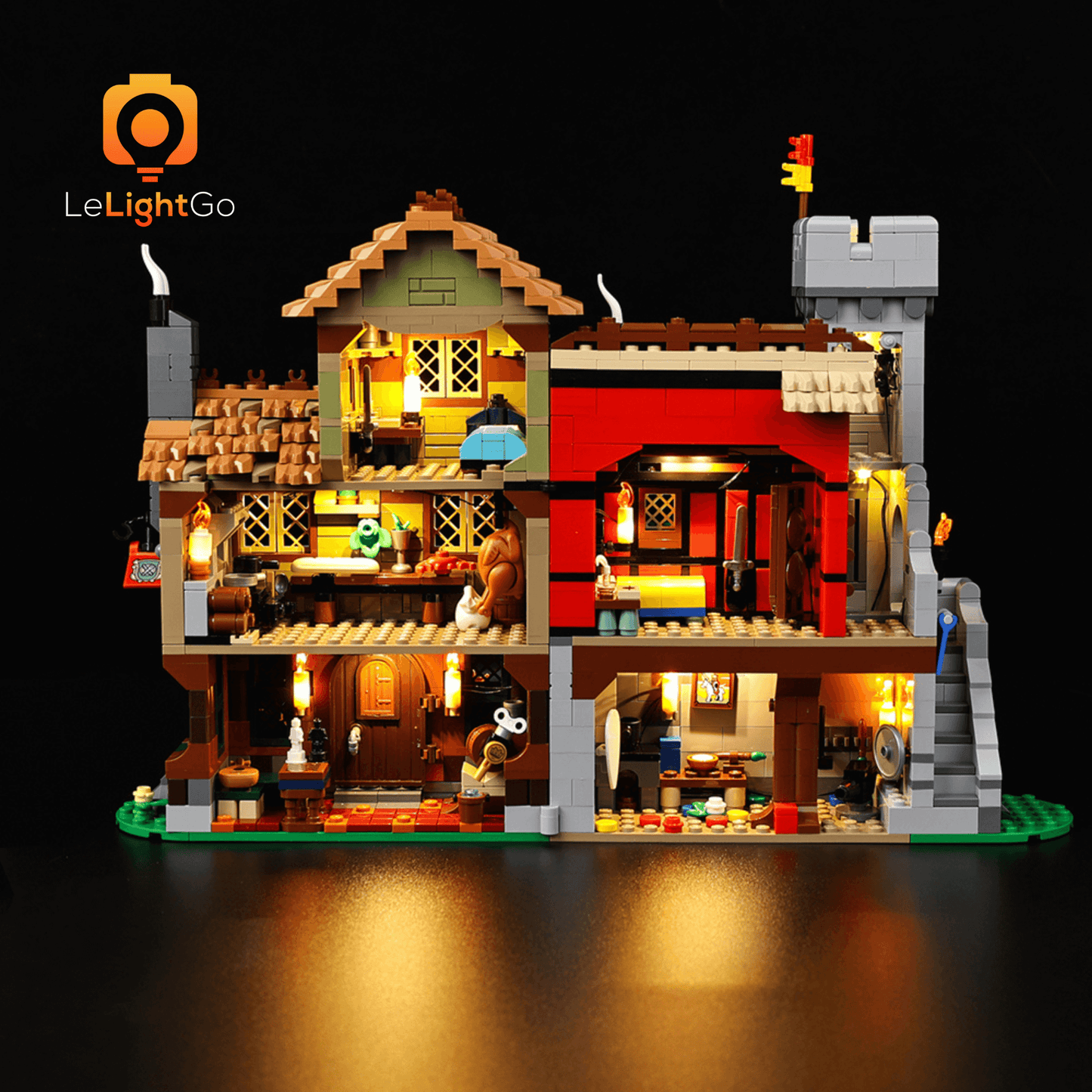 Light Kit For Medieval Town Square 10332