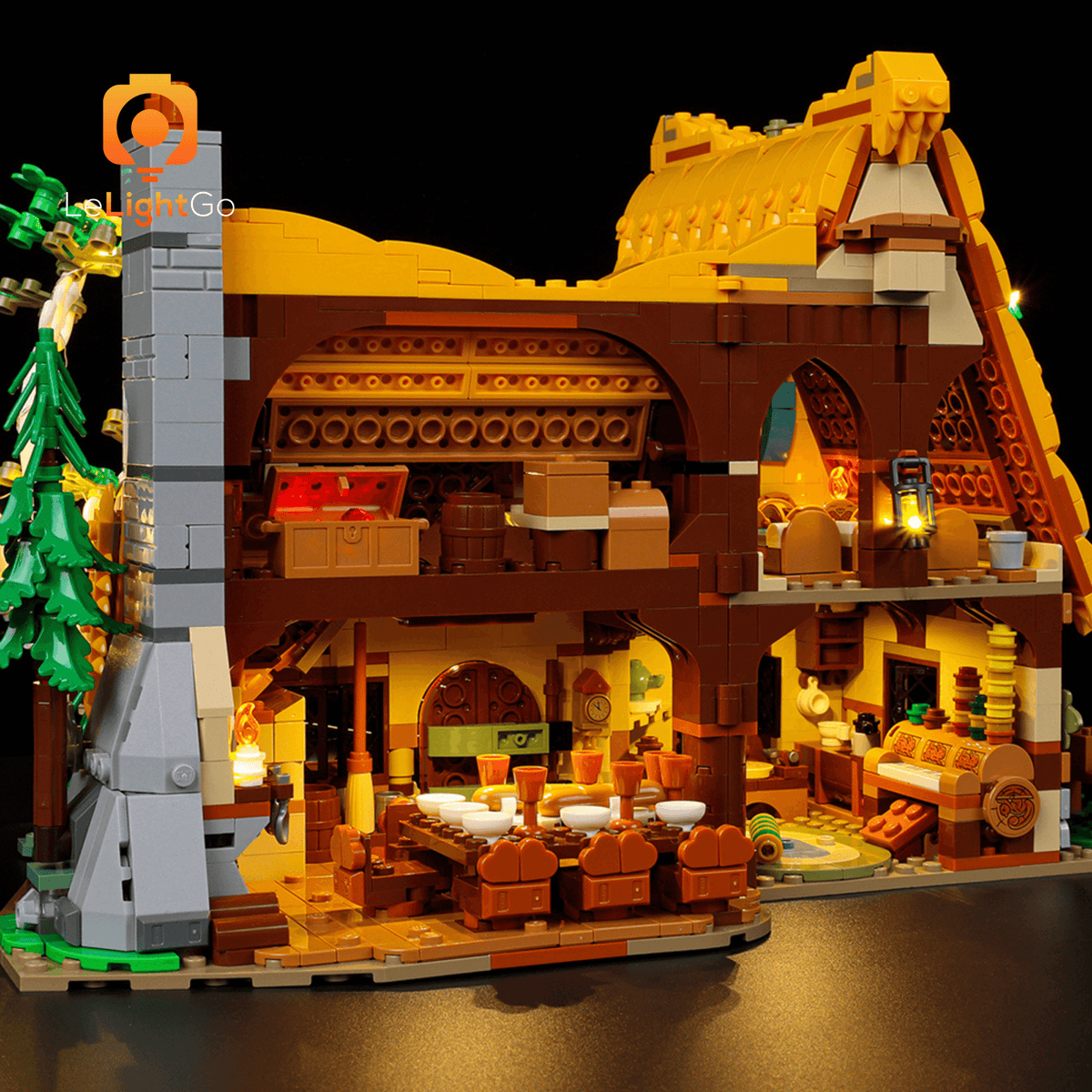 Light Kit For Snow White and the Seven Dwarfs' Cottage 43242 Light Kit For Snow White and the Seven Dwarfs' Cottage 43242