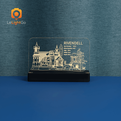 LED Nameplate for THE LORD OF THE RINGS: RIVENDELL 10316