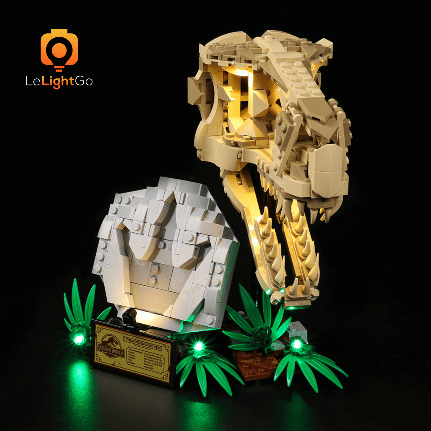 Light Kit For Dinosaur Fossils: T. rex Skull 76964