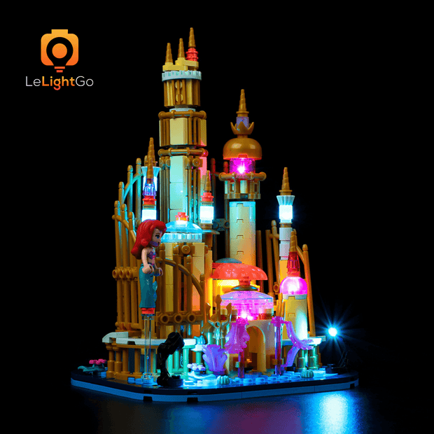 Light Kit For Mini Disney Ariel's Castle 40708