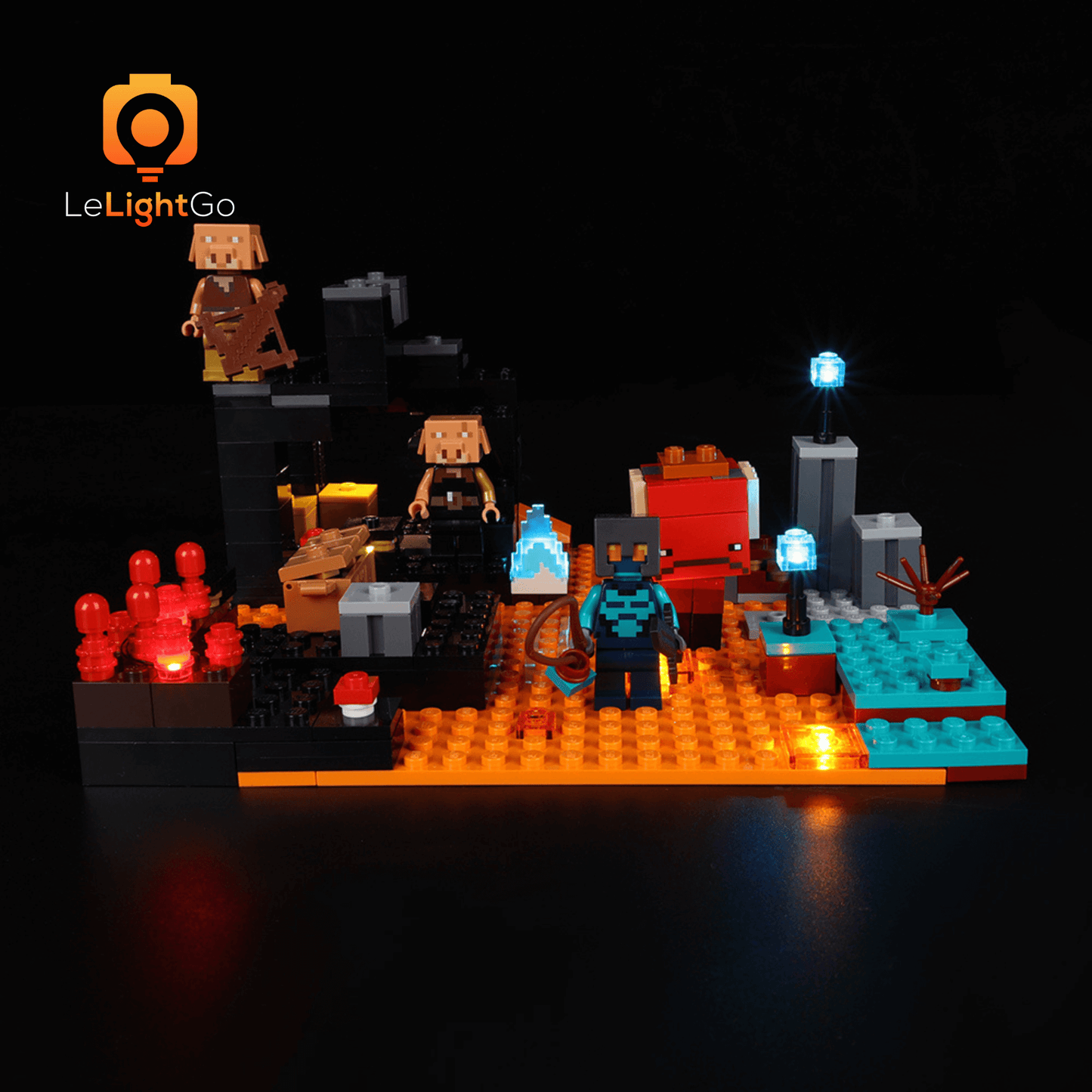 Light Kit For The Nether Bastion 21185