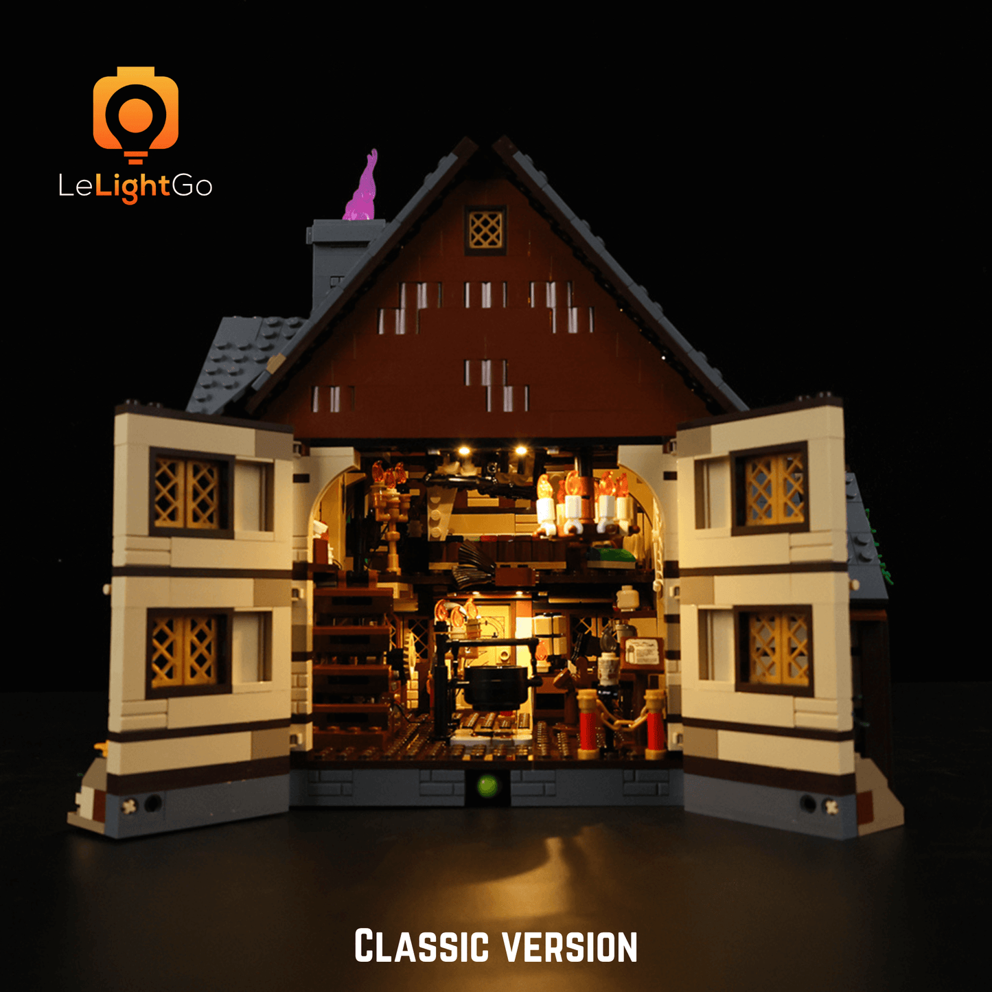 Light Kit For Disney Hocus Pocus: The Sanderson Sisters' Cottage 21341