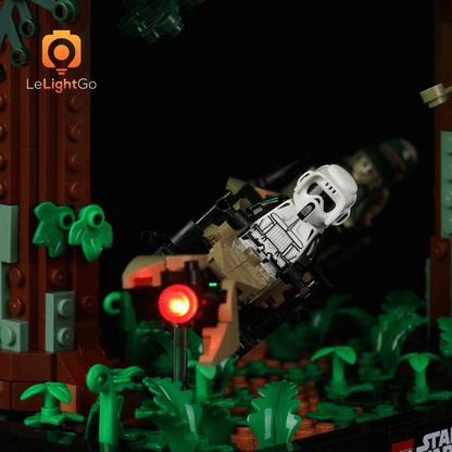 Light Kit For Endor Speeder Chase Diorama 75353