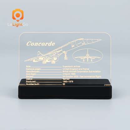 LED Nameplate for Concorde 10318