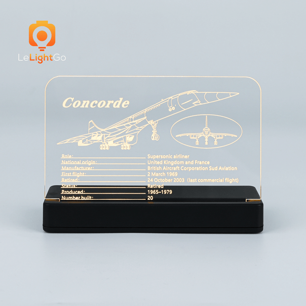 LED Nameplate for Concorde 10318