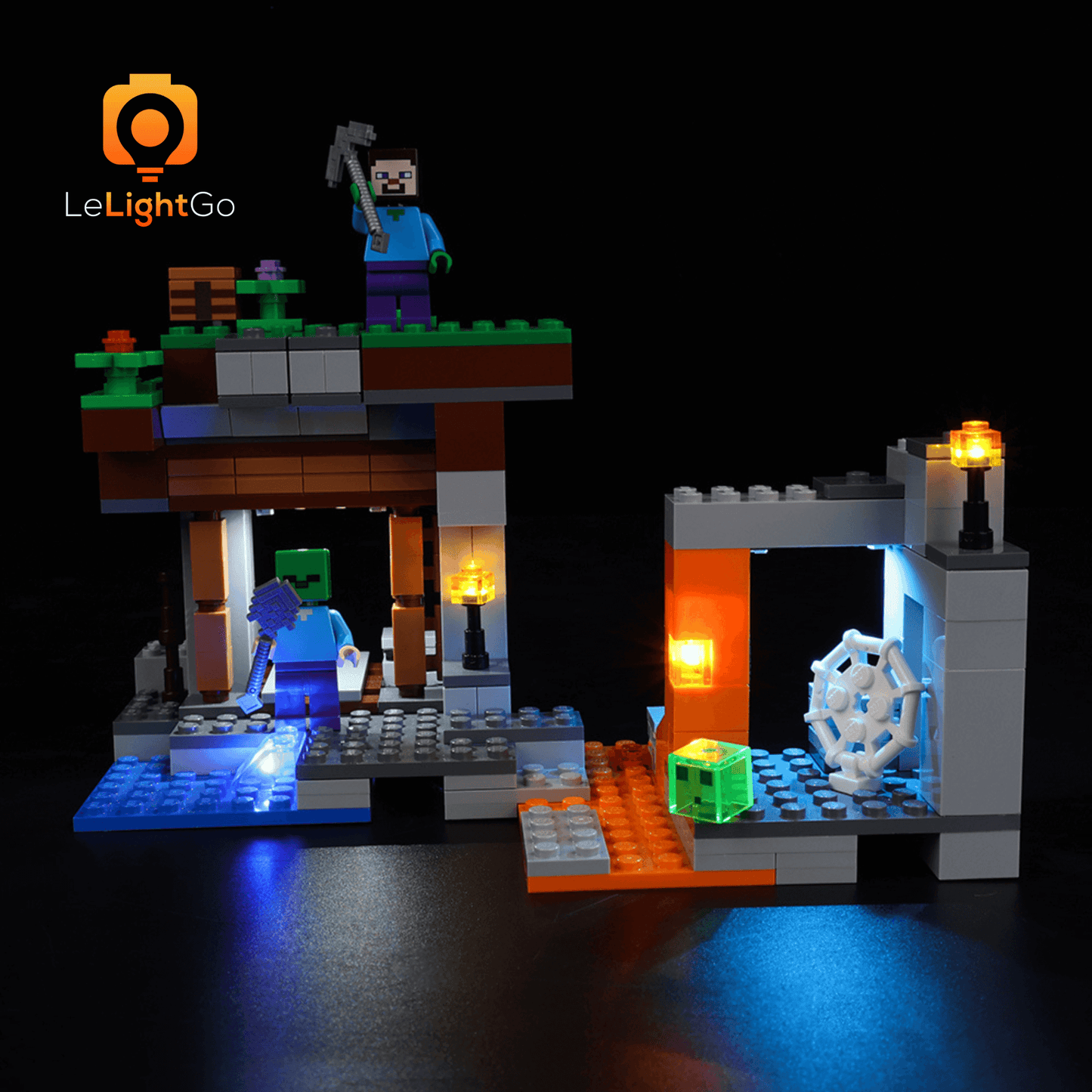 Light Kit For The "Abandoned" Mine 21166