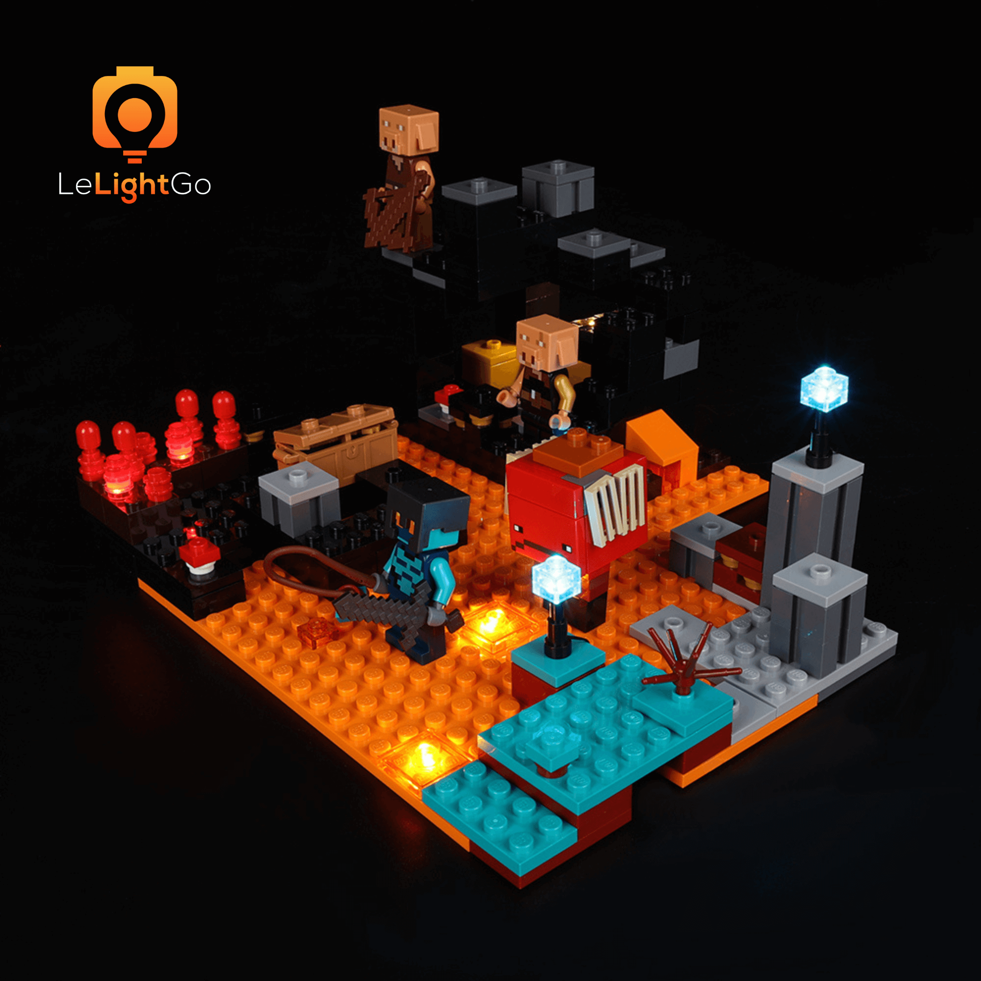 Light Kit For The Nether Bastion 21185 – LeLightGo