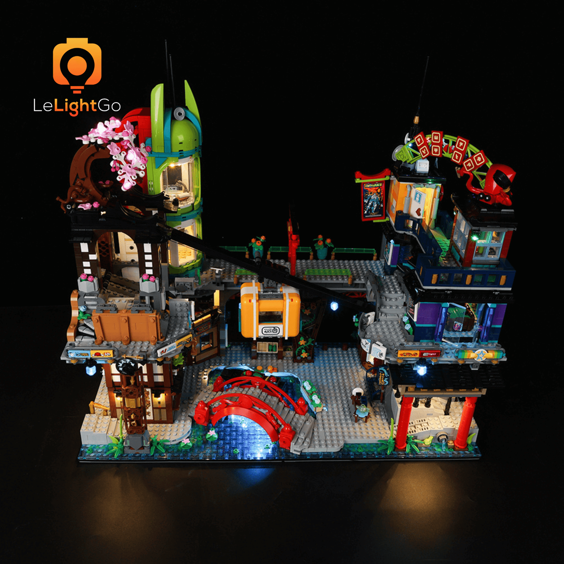 Light Kit For NINJAGO City Markets 71799 – LeLightGo Light Kit For NINJAGO City Markets 71799 – LeLightGo