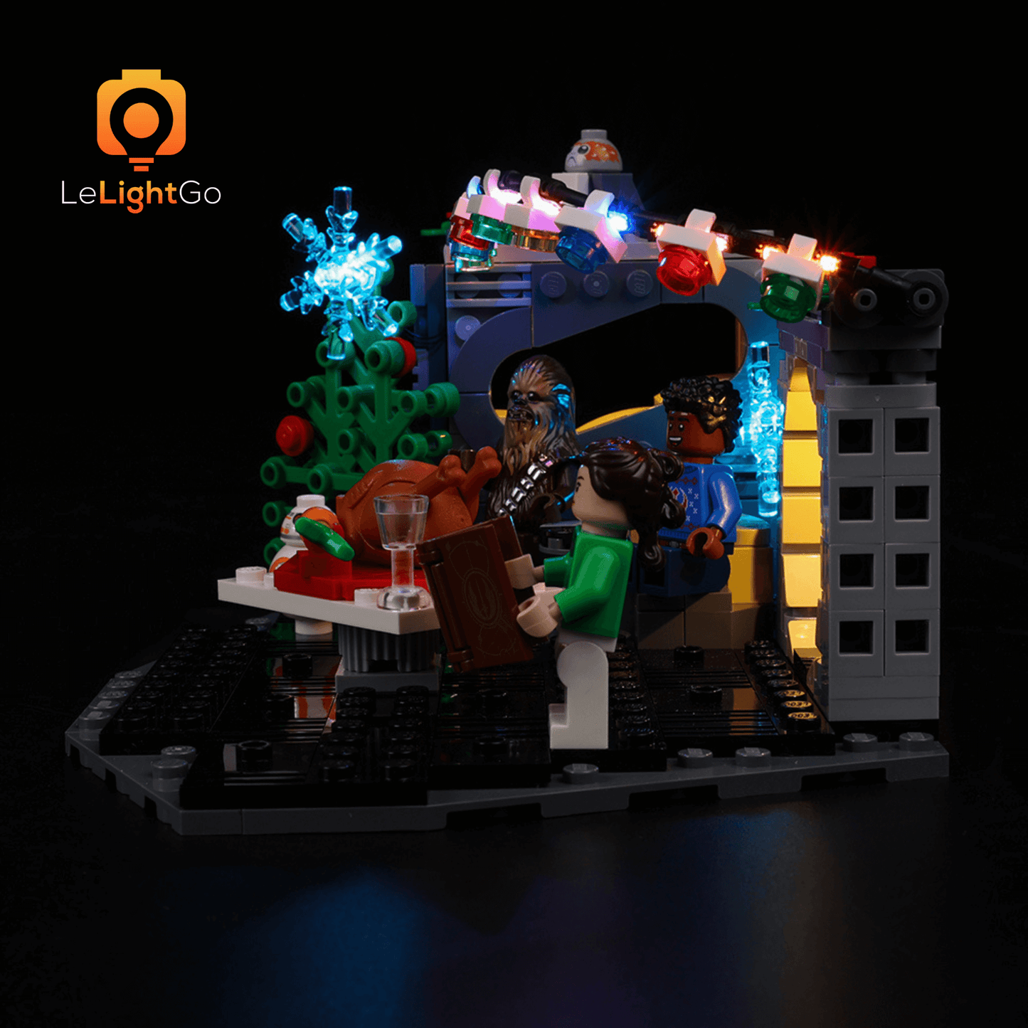 Light Kit For Millennium Falcon Holiday Diorama 40658