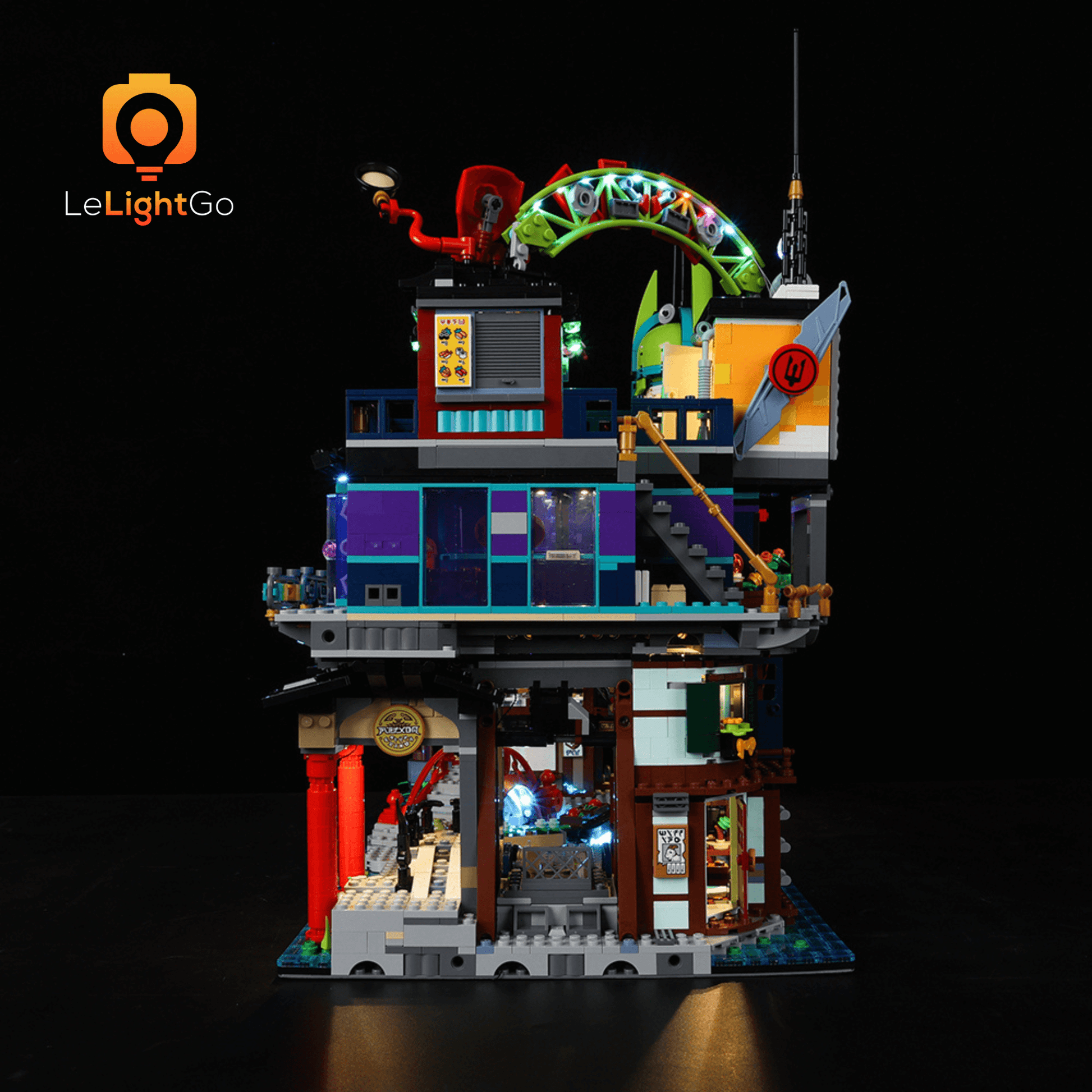 Light Kit For NINJAGO City Markets 71799 – LeLightGo Light Kit For NINJAGO City Markets 71799 – LeLightGo