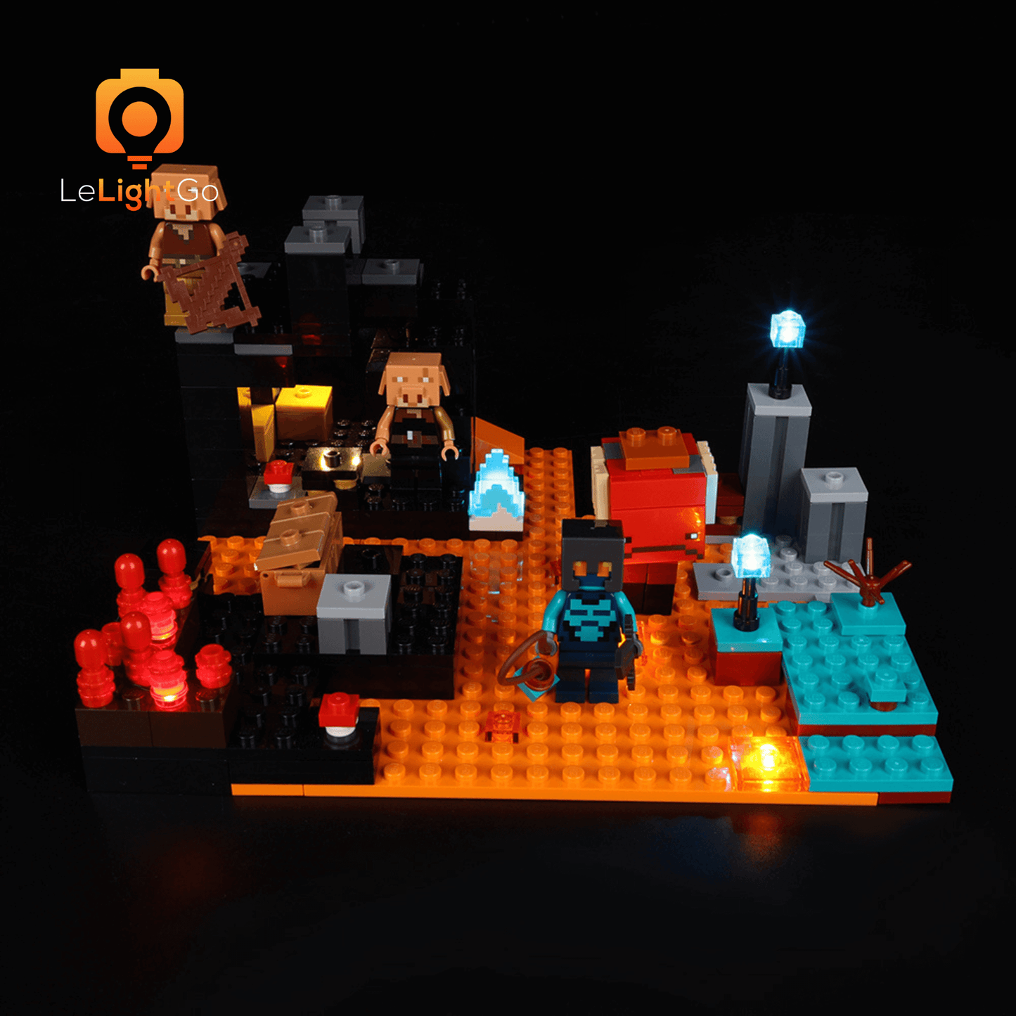 Light Kit For The Nether Bastion 21185