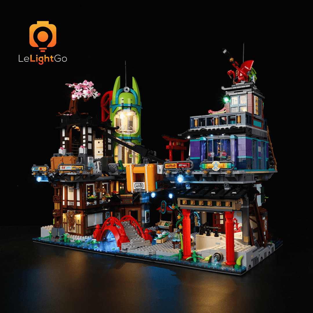 Light Kit For NINJAGO City Markets 71799 – LeLightGo