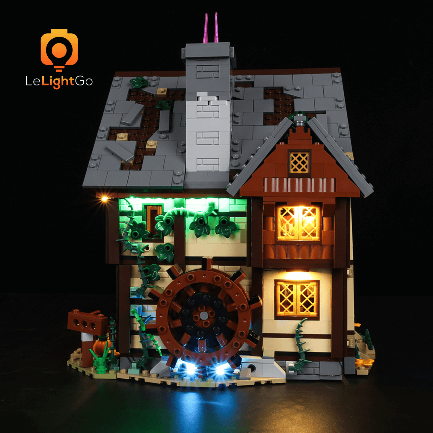 Light Kit For Disney Hocus Pocus: The Sanderson Sisters' Cottage 21341