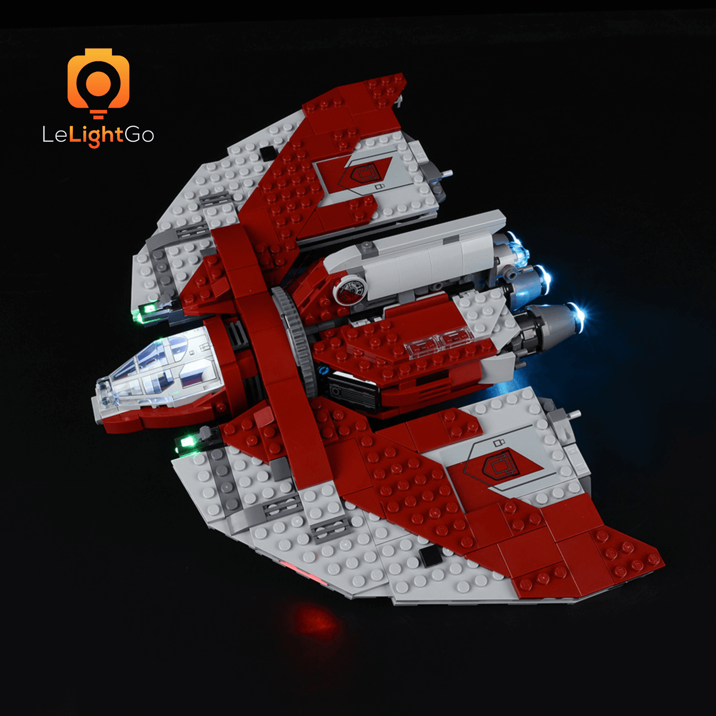 Light Kit For Ahsoka Tano's T-6 Jedi Shuttle 75362