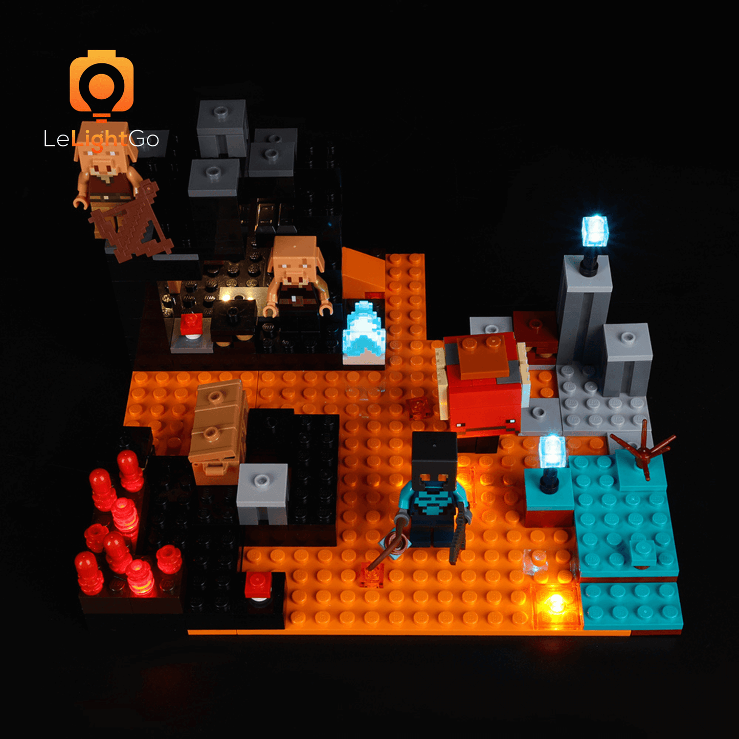 Light Kit For The Nether Bastion 21185