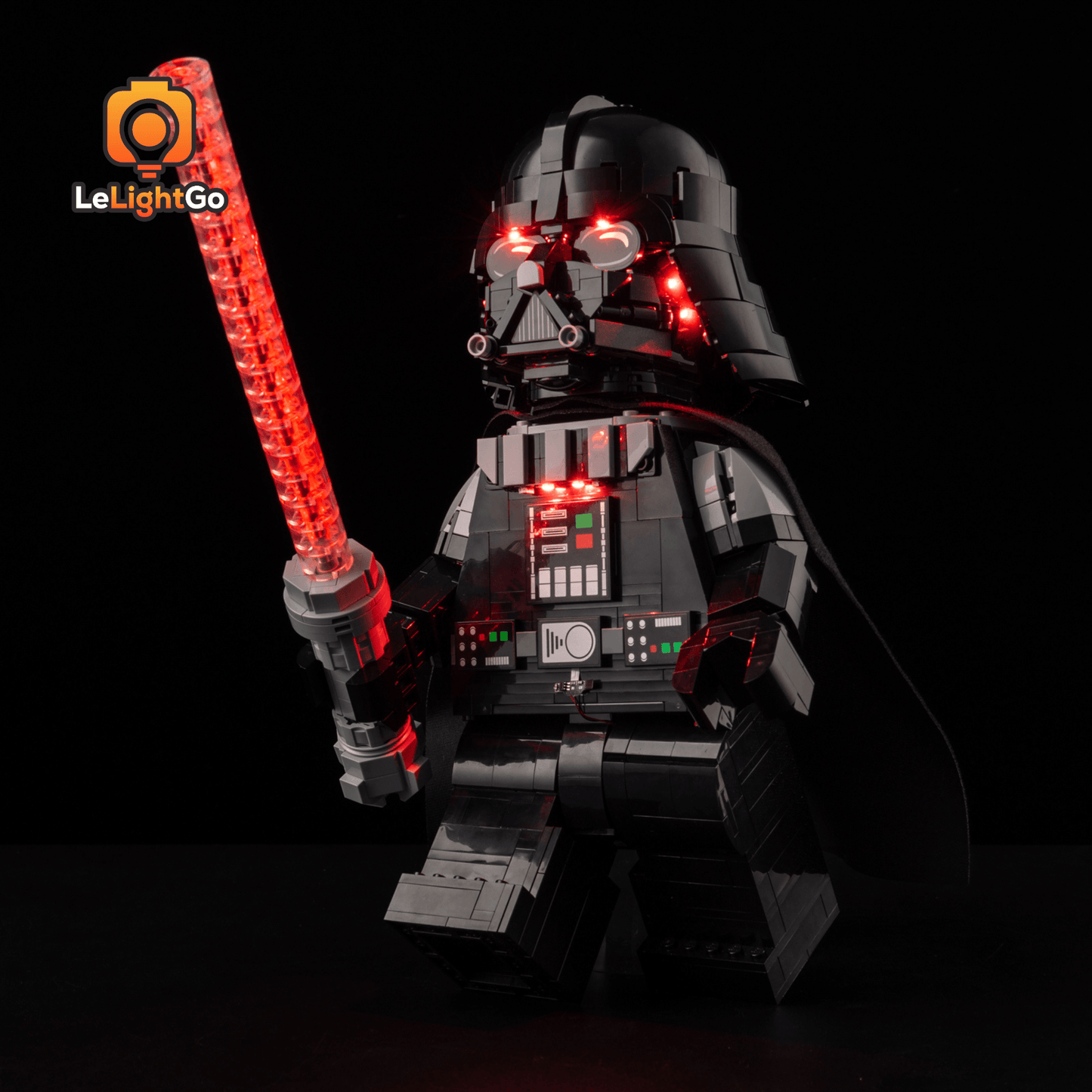 Light Kit For Up-Scaled Darth Vader Minifigure 75461