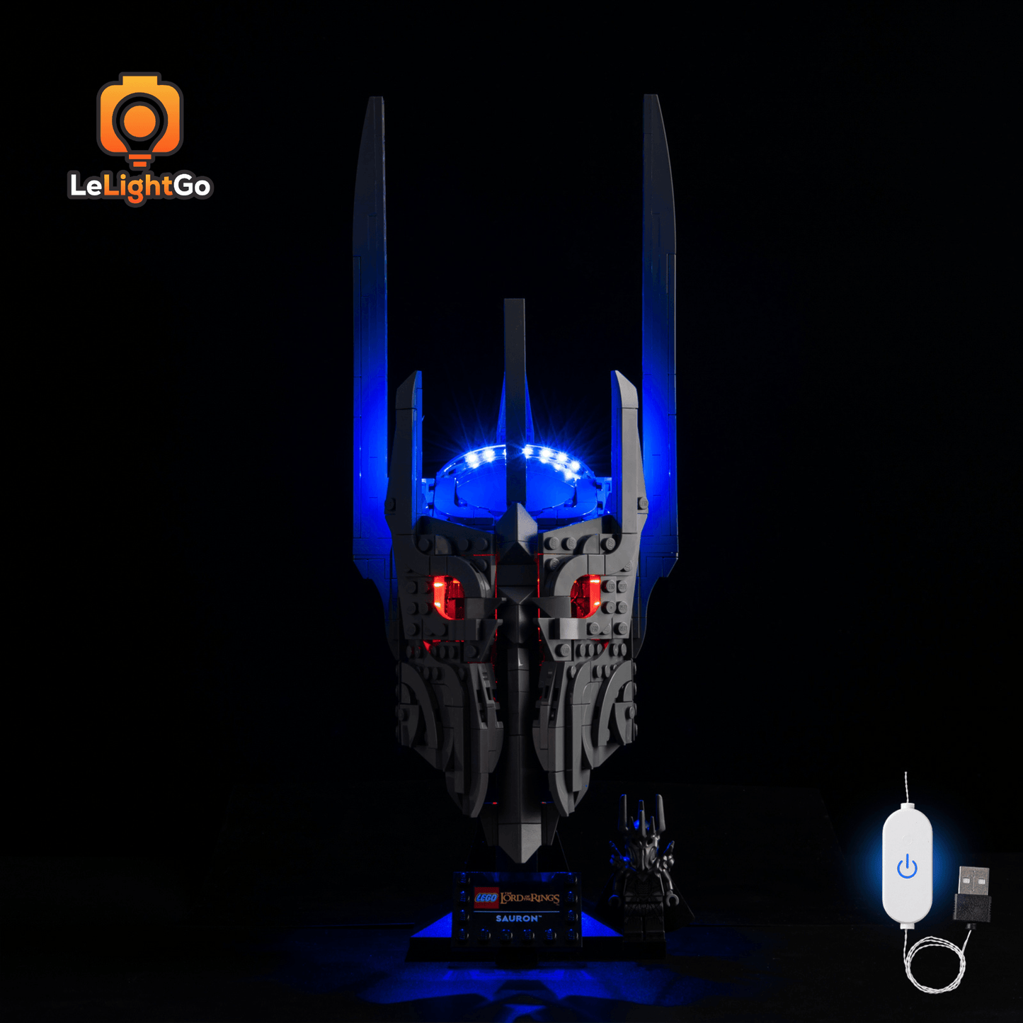 Light Kit For The Lord of the Rings: Sauron's Helmet 11373