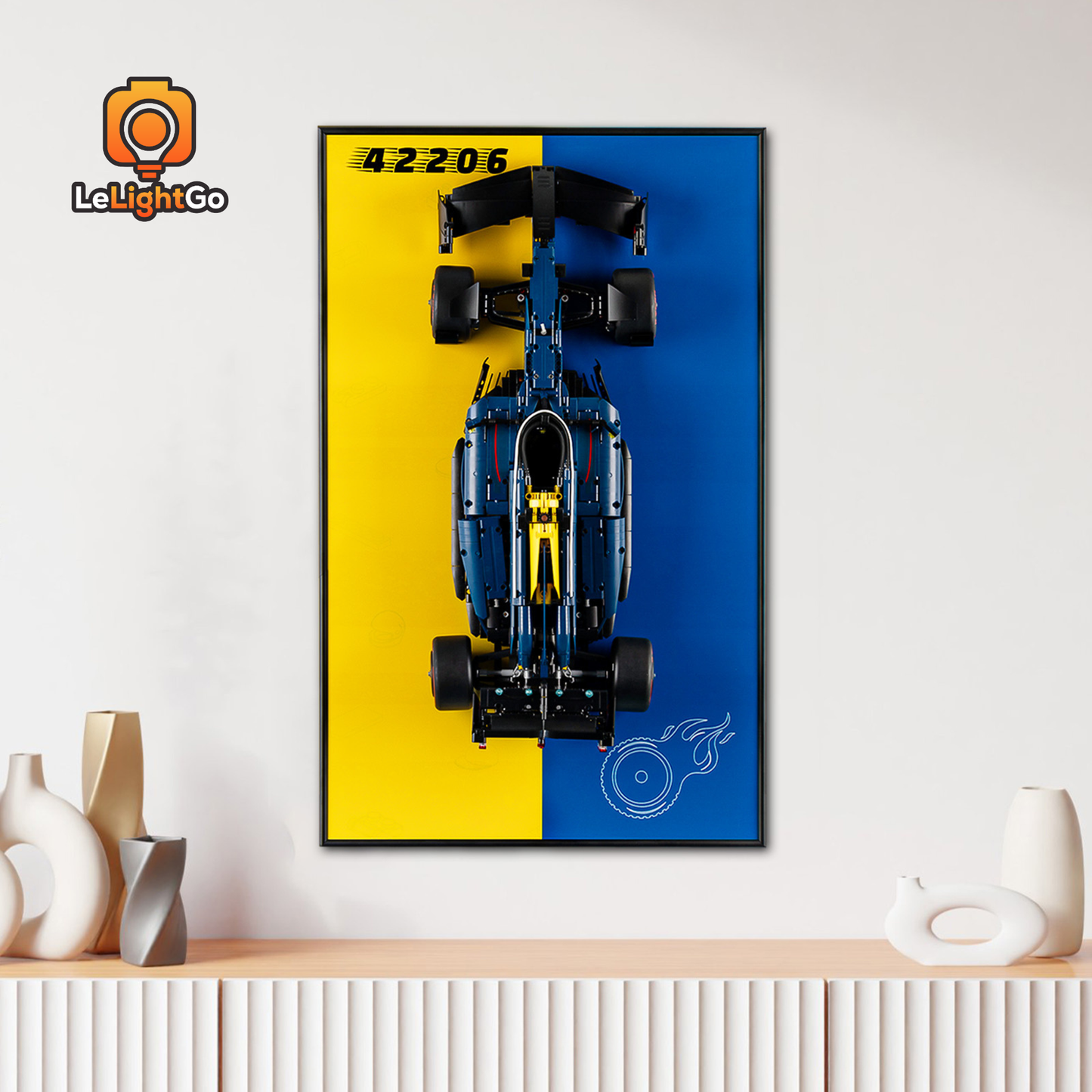 Display Wall-Mount for Oracle Red Bull Racing RB20 F1 Car 42206
