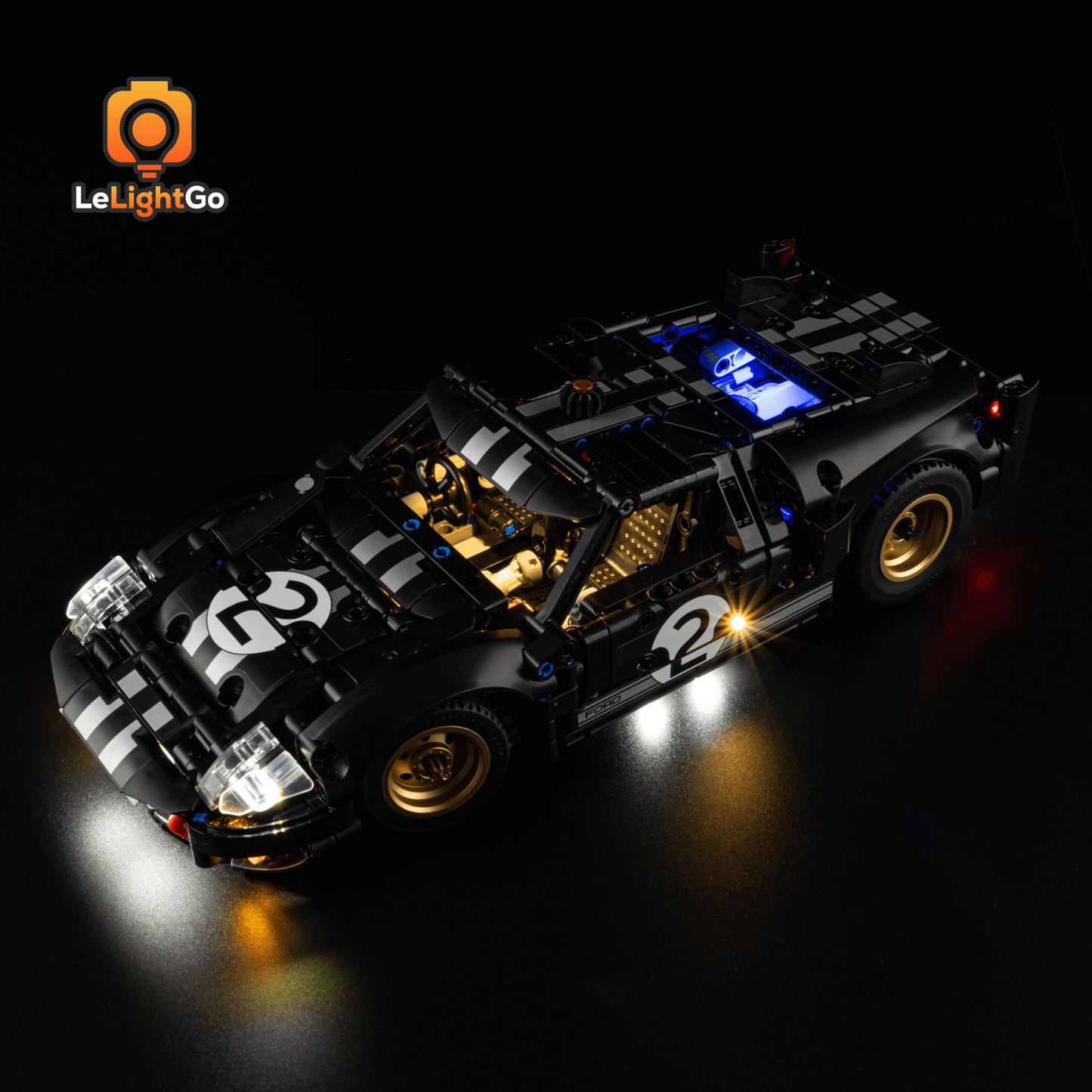 Light Kit For 1966 Ford GT40 MKII Race Car 42223