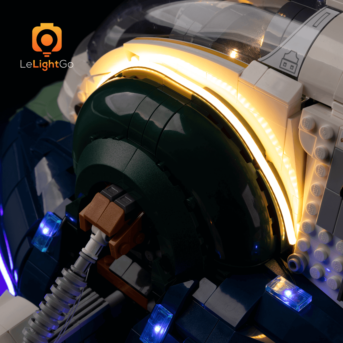 Light Kit For Jango Fett's Firespray-Class Starship 75409