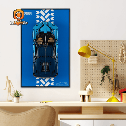 Display Wall-Mount for Bugatti Chiron 42083