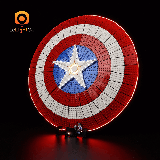 Light Kit For Captain America's Shield 76262