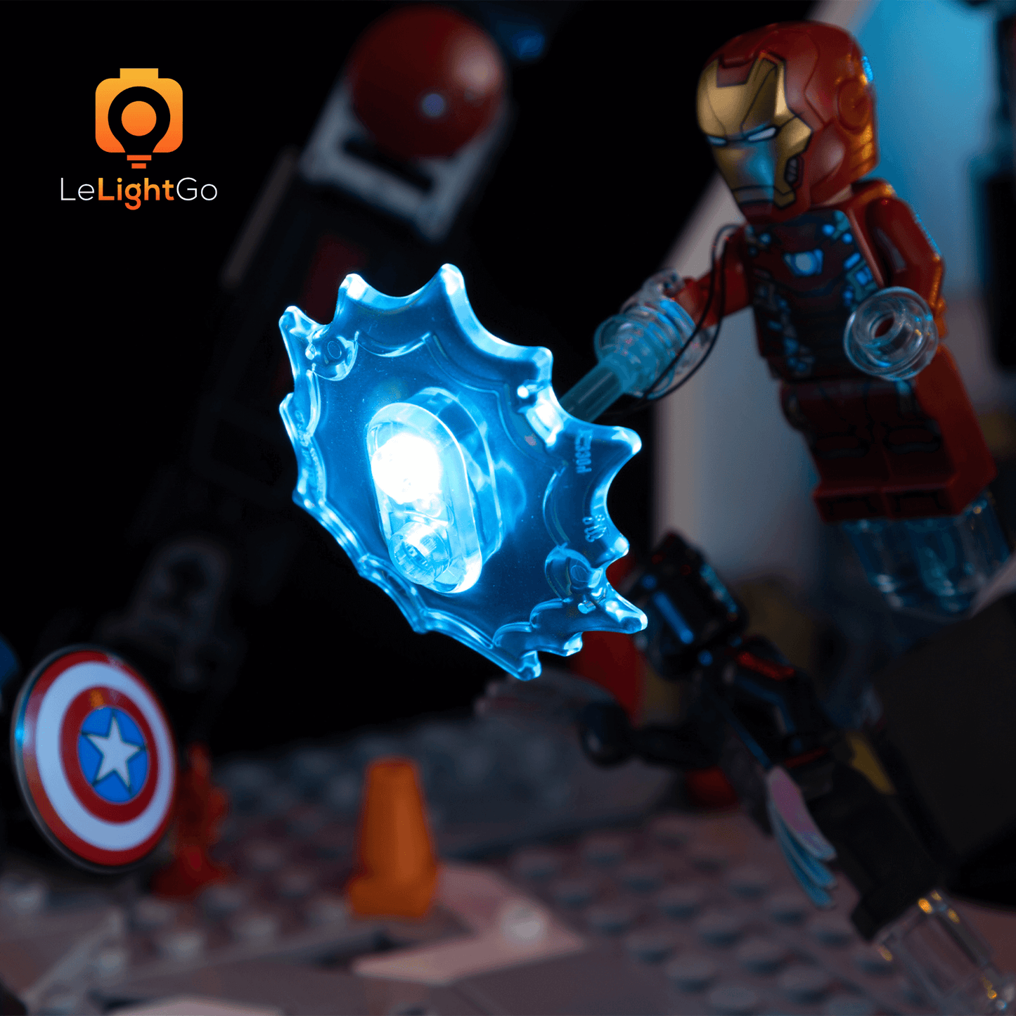 Light Kit For Captain America: Civil War Action Battle 76314