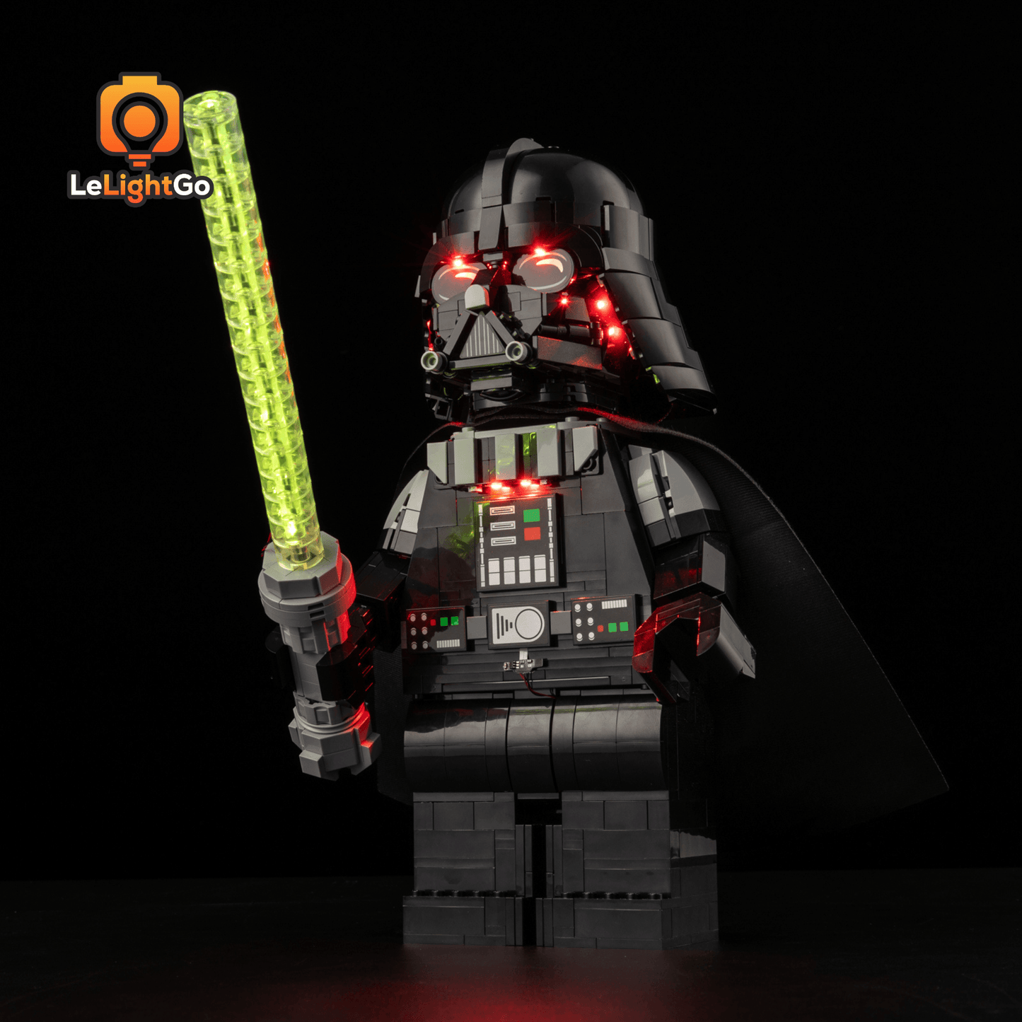 Light Kit For Up-Scaled Darth Vader Minifigure 75461