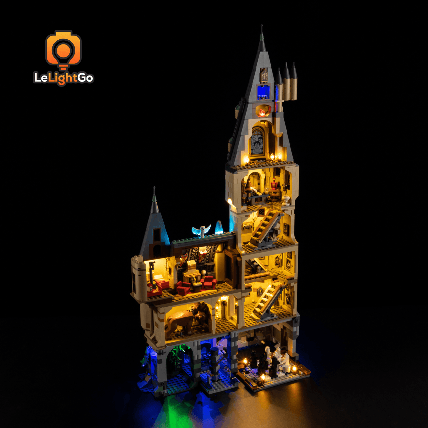 Light Kit For Hogwarts Castle: The Main Tower 76454