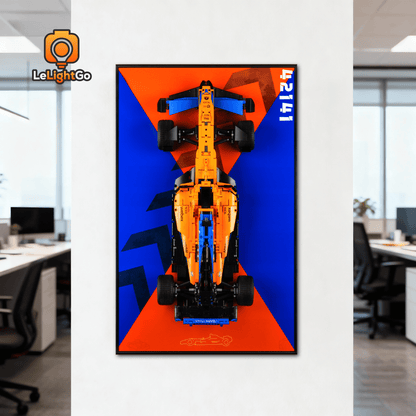 Display Wall-Mount for McLaren Formula 1 Race Car 42141