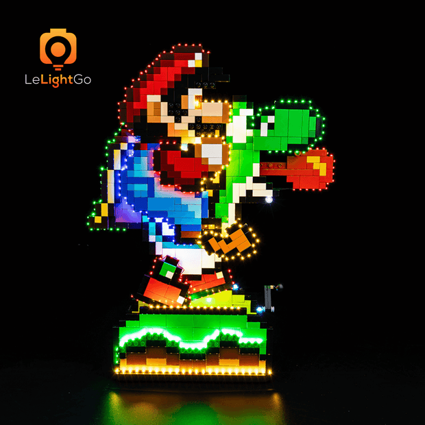 Light Kit For Super Mario World: Mario & Yoshi 71438