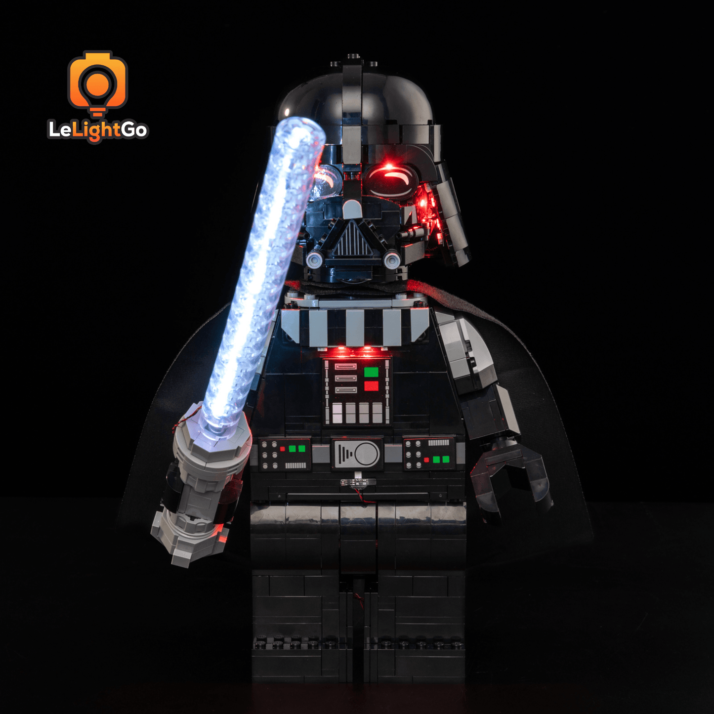 Light Kit For Up-Scaled Darth Vader Minifigure 75461