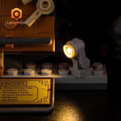 Light Kit For Dinosaur Fossils: Triceratops Skull 76969