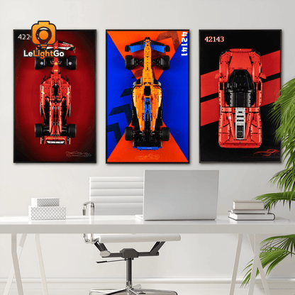 Display Wall-Mount for McLaren Formula 1 Race Car 42141