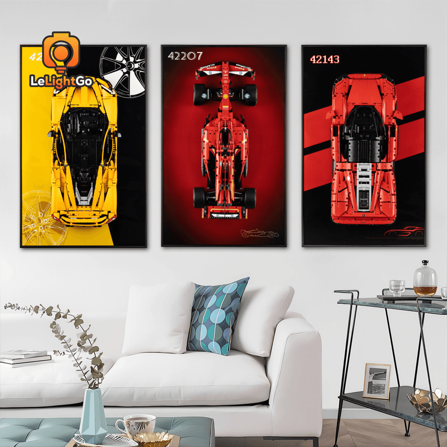 Display Wall-Mount for Ferrari SF-24 F1 Car 42207