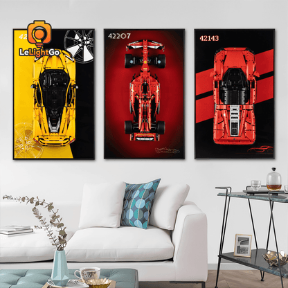 Display Wall-Mount for Ferrari SF-24 F1 Car 42207