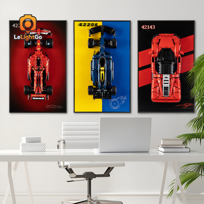 Display Wall-Mount for Oracle Red Bull Racing RB20 F1 Car 42206