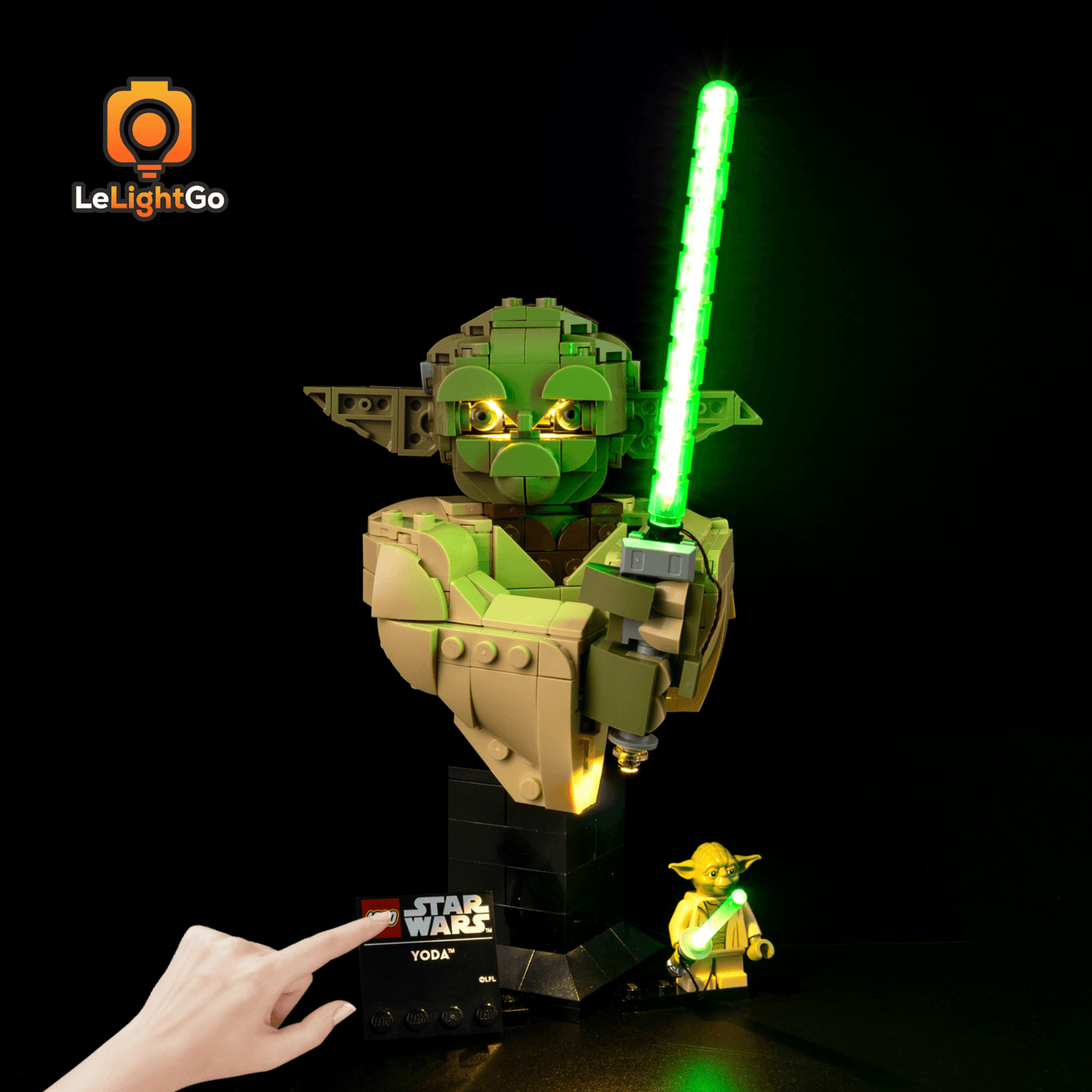 Light Kit For Yoda Bust 75438