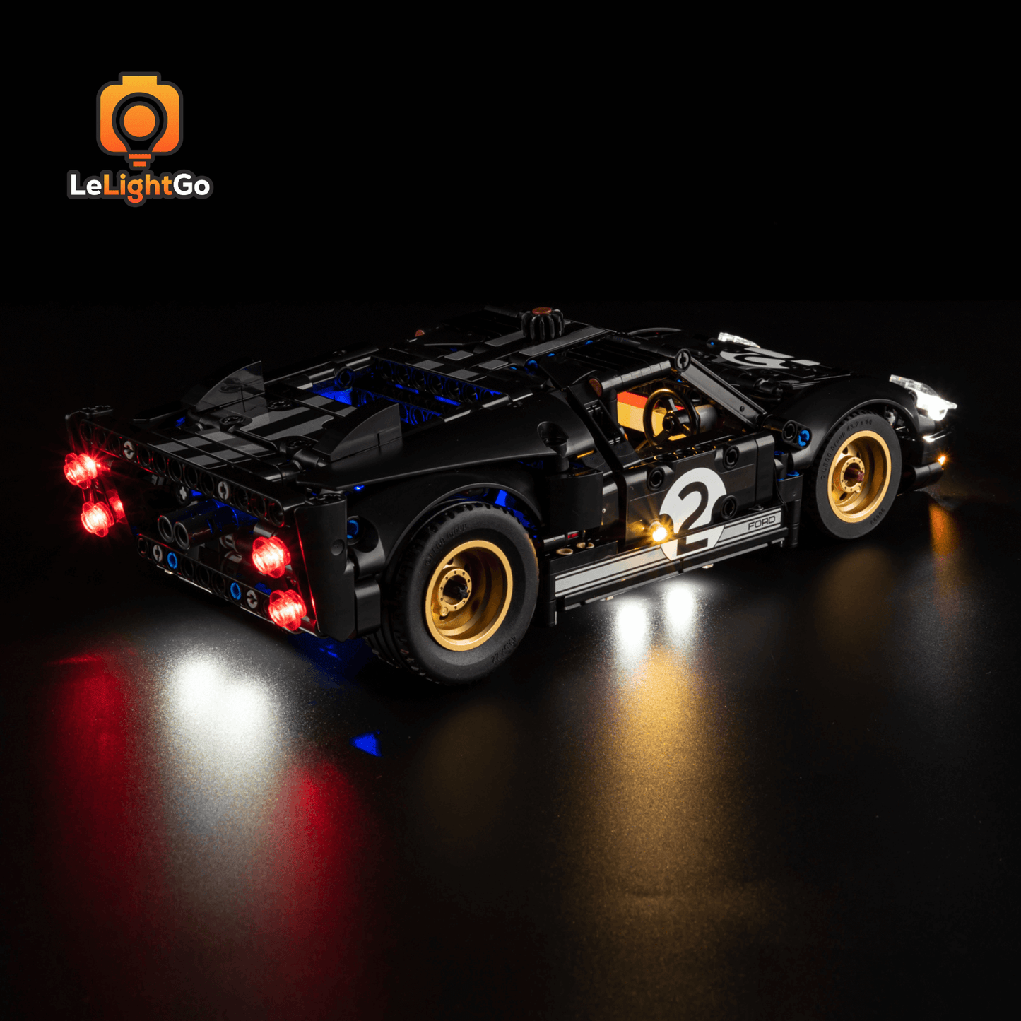 Light Kit For 1966 Ford GT40 MKII Race Car 42223