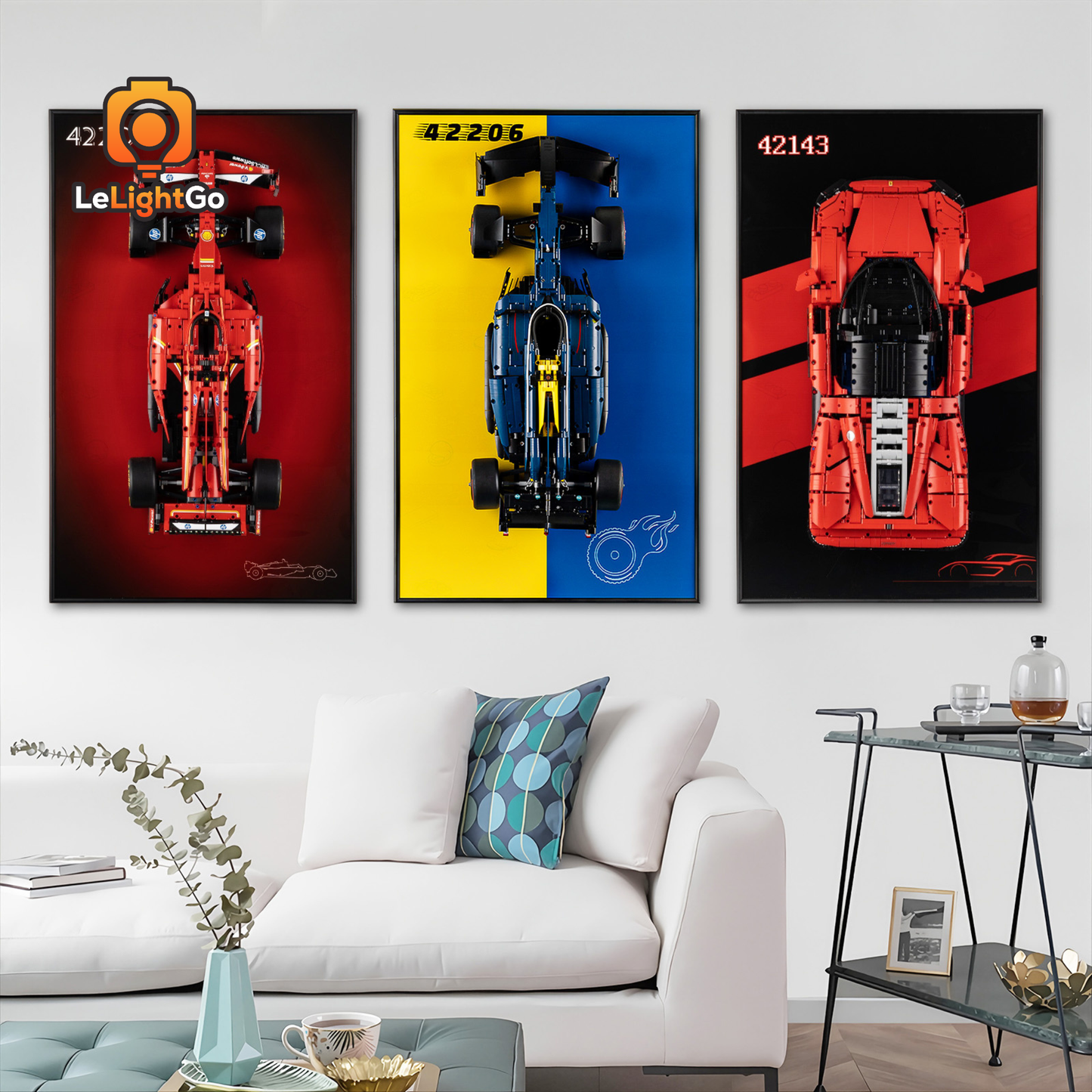 Display Wall-Mount for Oracle Red Bull Racing RB20 F1 Car 42206