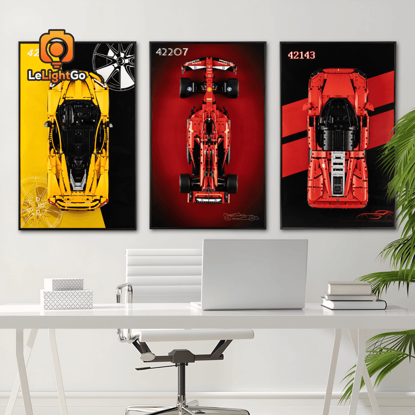 Display Wall-Mount for Ferrari SF-24 F1 Car 42207
