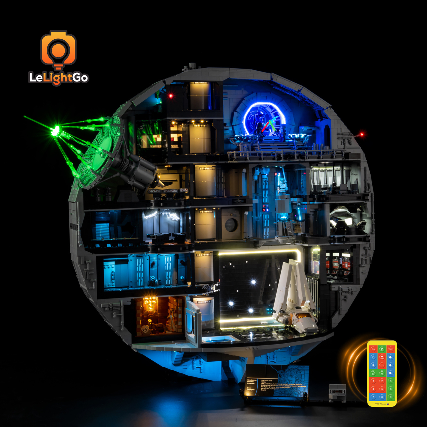 Light Kit For Death Star 75419