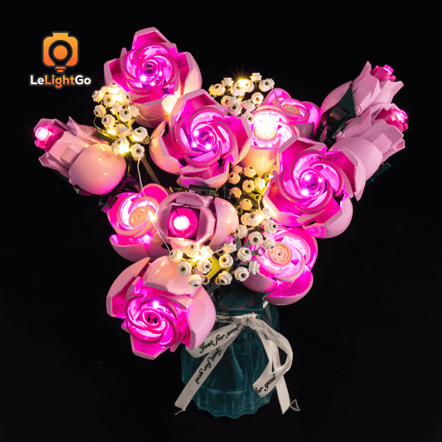 Light Kit For Bouquet of Pink Roses 10374
