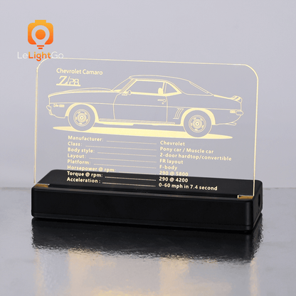 LED Nameplate for Chevrolet Camaro Z28 10304
