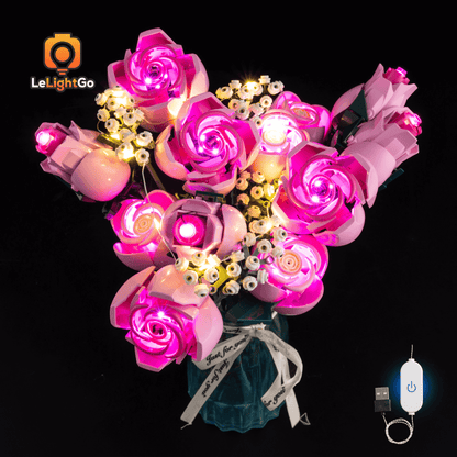 Light Kit For Bouquet of Pink Roses 10374